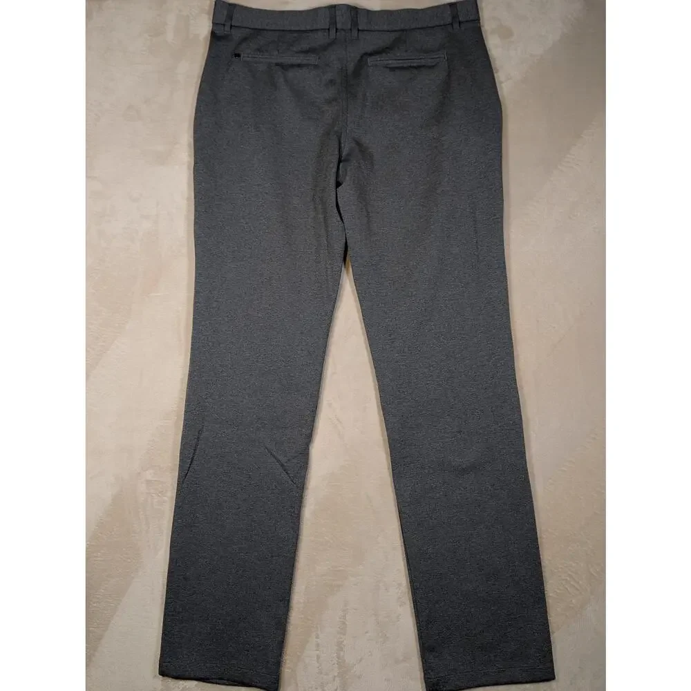 Greyson Montauk Mens Golf Performance Pants Trousers 36x34 Gray Stretch Athletic